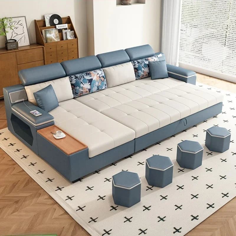 Comfortable Modern Sofa Extendeble Living Room Minimalist Garden Sofa Floor Luxury Cadeiras Para Sala De Estar Furniture