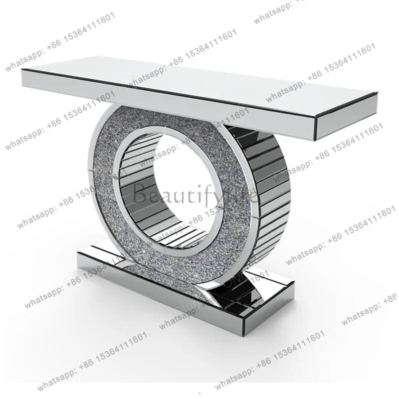 XX.Decorative European Console Table Minimalist Comfortable Entryway Table Smooth Functional Flurkonsole Home Furniture