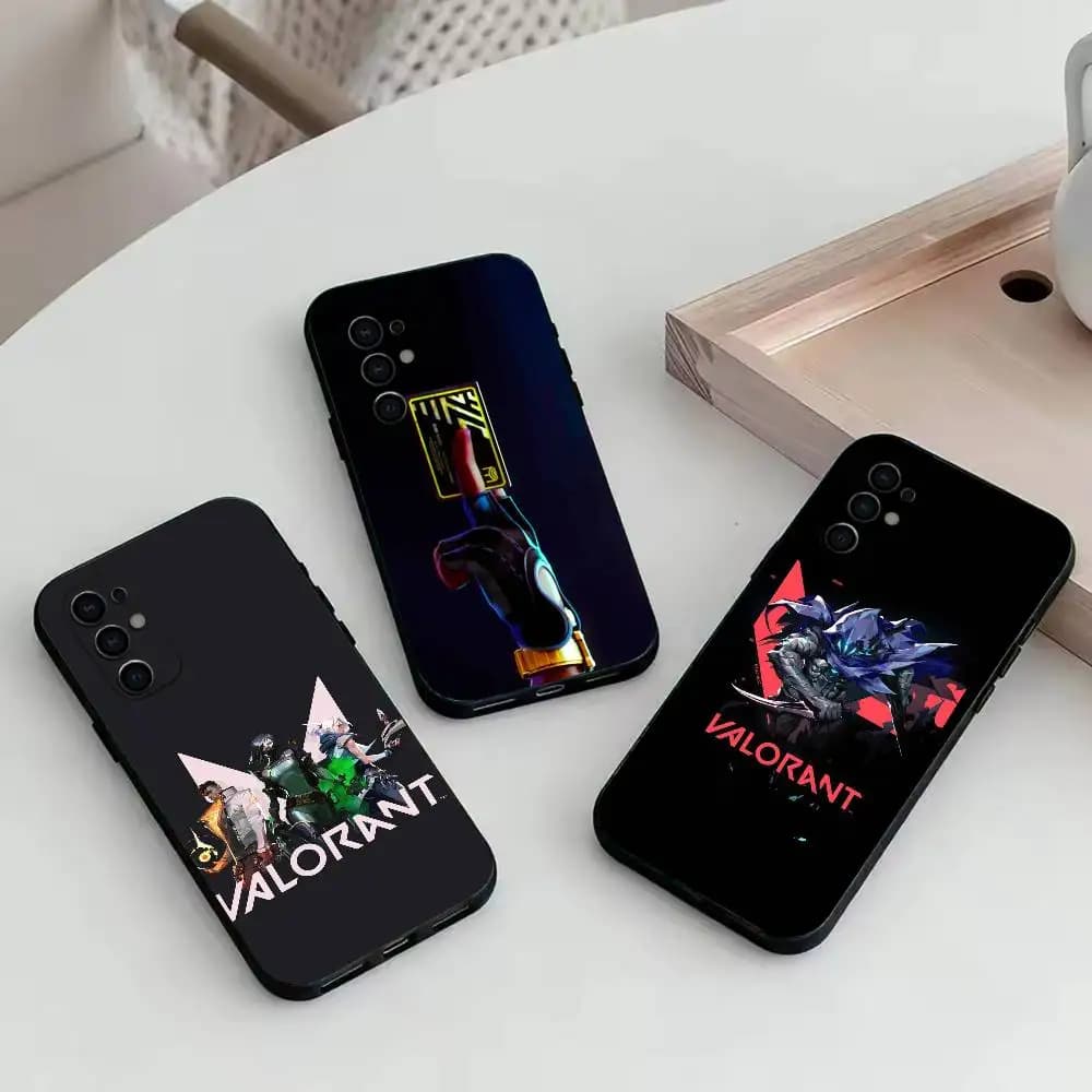 Games V-Valorant  Phone Case For Samsung S25,S24,S21,S22,S23,S30,Ultra,S20,Plus,Fe,Soft Silicone Black Cover