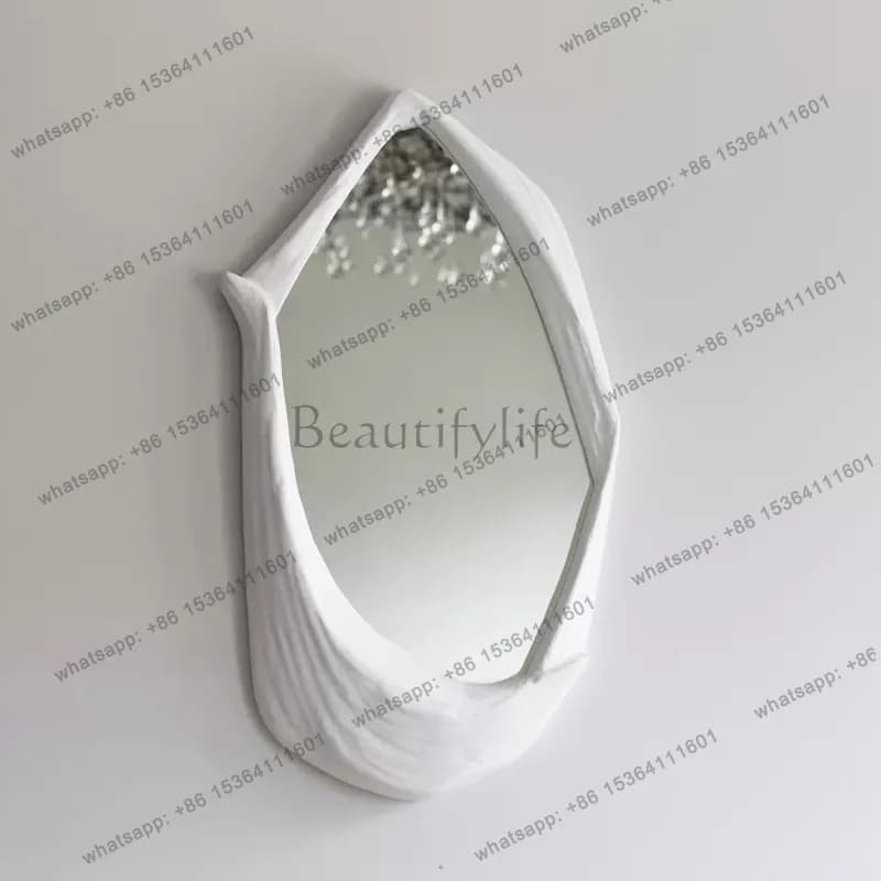 yj9 European irregular wall-mounted mirror simple modern artistic decorative mirror household