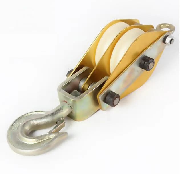 Lifting Single Double Triple Wheel 1T2T3T5T8T10 Tons Aluminum Alloy Nylon Wheel Lifting Block