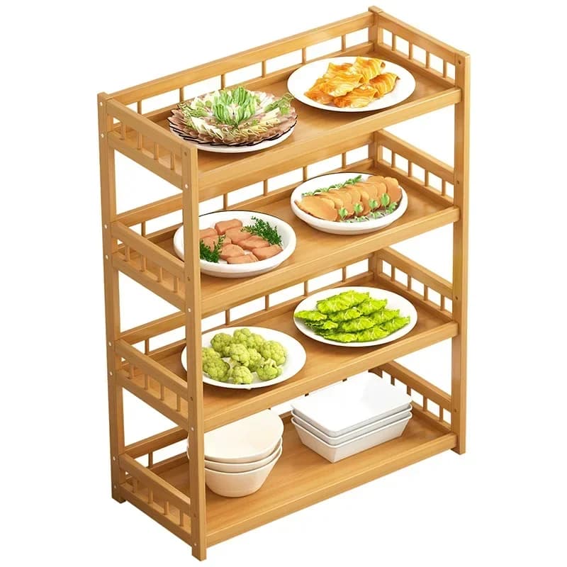 Kitchen , seasoning , storage , floor-to-ceiling pot rack, hot pot rack, thickened oven, microwave oven, vegetable