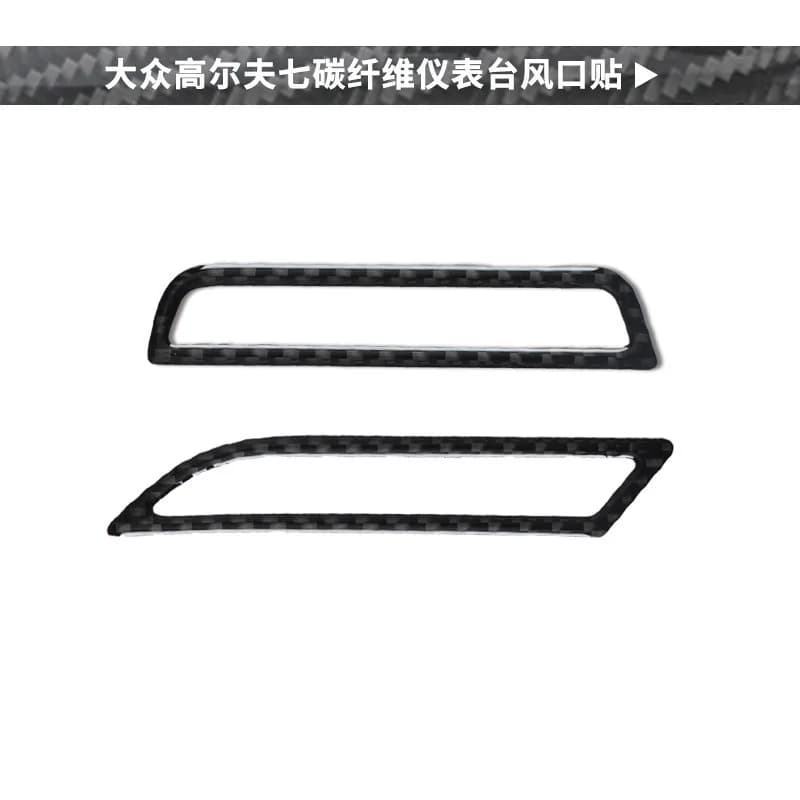 For Volkswagen Golf 7 Carbon Fiber Instrument Air Outlet Decorative Stickers Golf Rline Car Interior Modification
