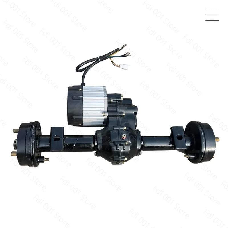 Electric tricycle rear axle assembly high-speed motor drum brake gear change high-power full set of modified accessories