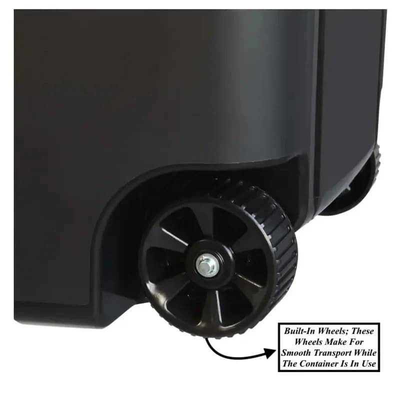 （This Product Requir Ization.Order Carefully） PCS 4 Gallon Heavy Plastic Garbage Trash Cans Rubbish Bin Atta