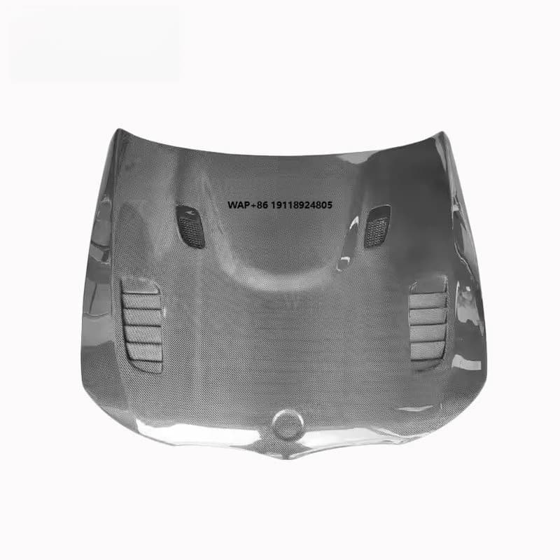 For 2006-2010 Carbon Fiber  E92 Hood V-Shape Engine Cover for  3 Series Front Hood Cover