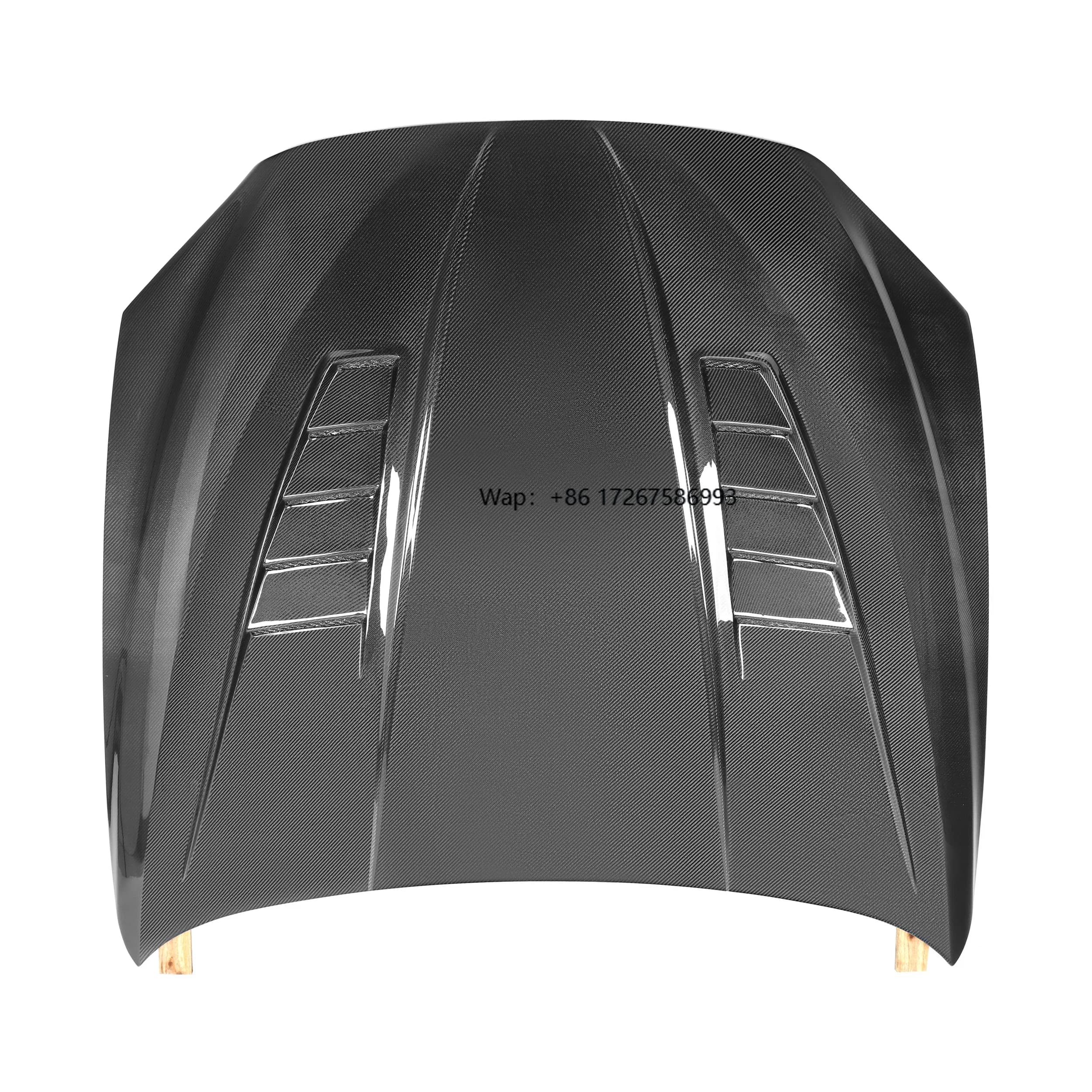 For  2012-2017  F06 F12 F13 M6 Wet Carbon Fiber Engine Hood Replacement Installation Black Double-sided Carbon Fiber