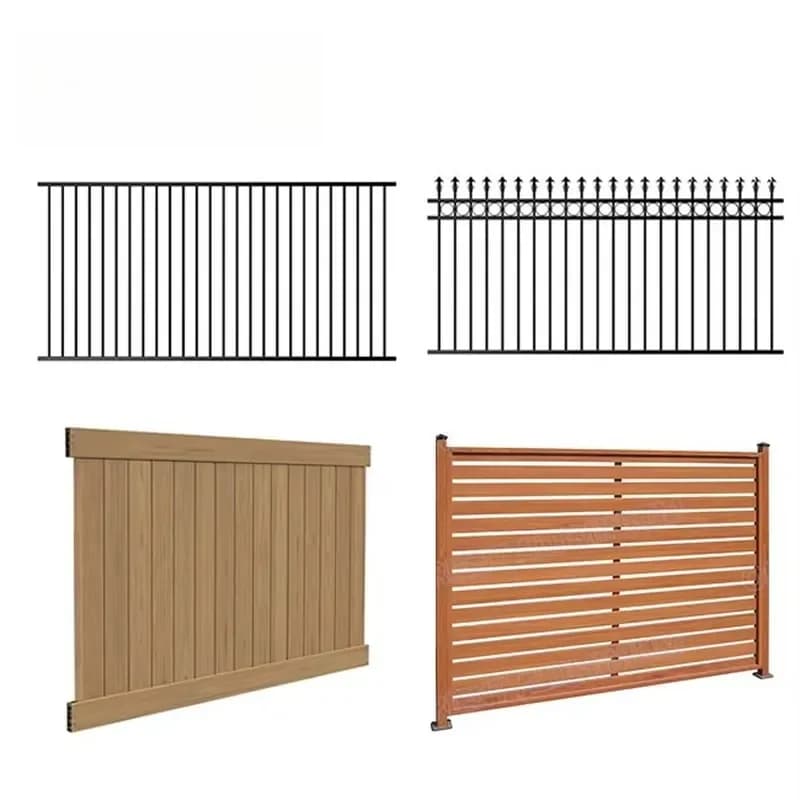 High Quality Beatiful White Color Cheap Aluminium Privacy Fence Full Closed