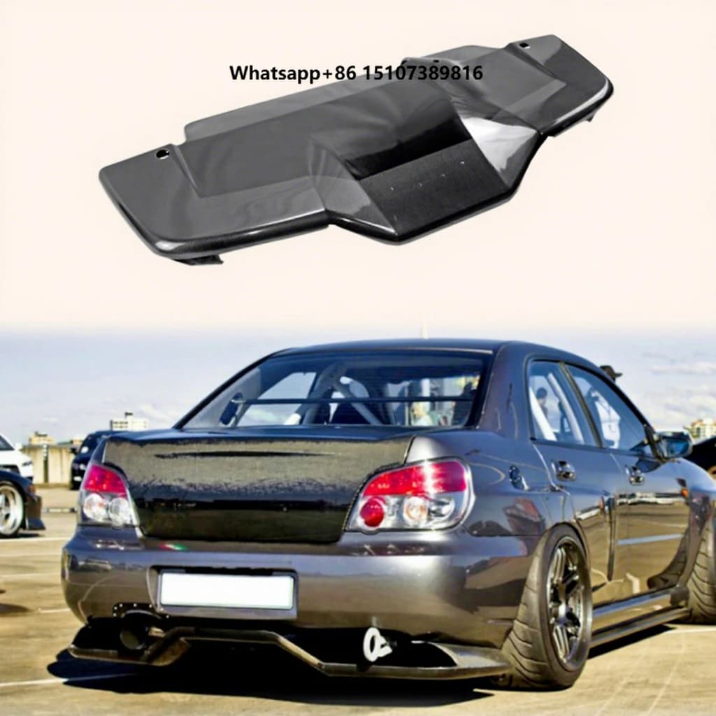 For Impreza Gda Gdb Gdc 7 8 9 Vot Style Rear Under Diffuser Carbon Fiber