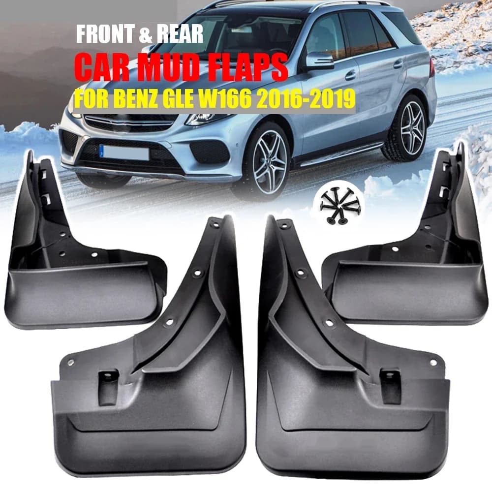 Car Mudflaps FOR Benz GLE Class W166 2016 - 2019 GLE63 GLE43 GLE450 Mud Flaps Splash Guards Mudguards Flap Front Rear 2017 2018