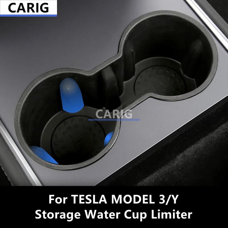 For TESLA MODEL 3/Y Storage Water Cup Limiter Interior Decoration Accessories