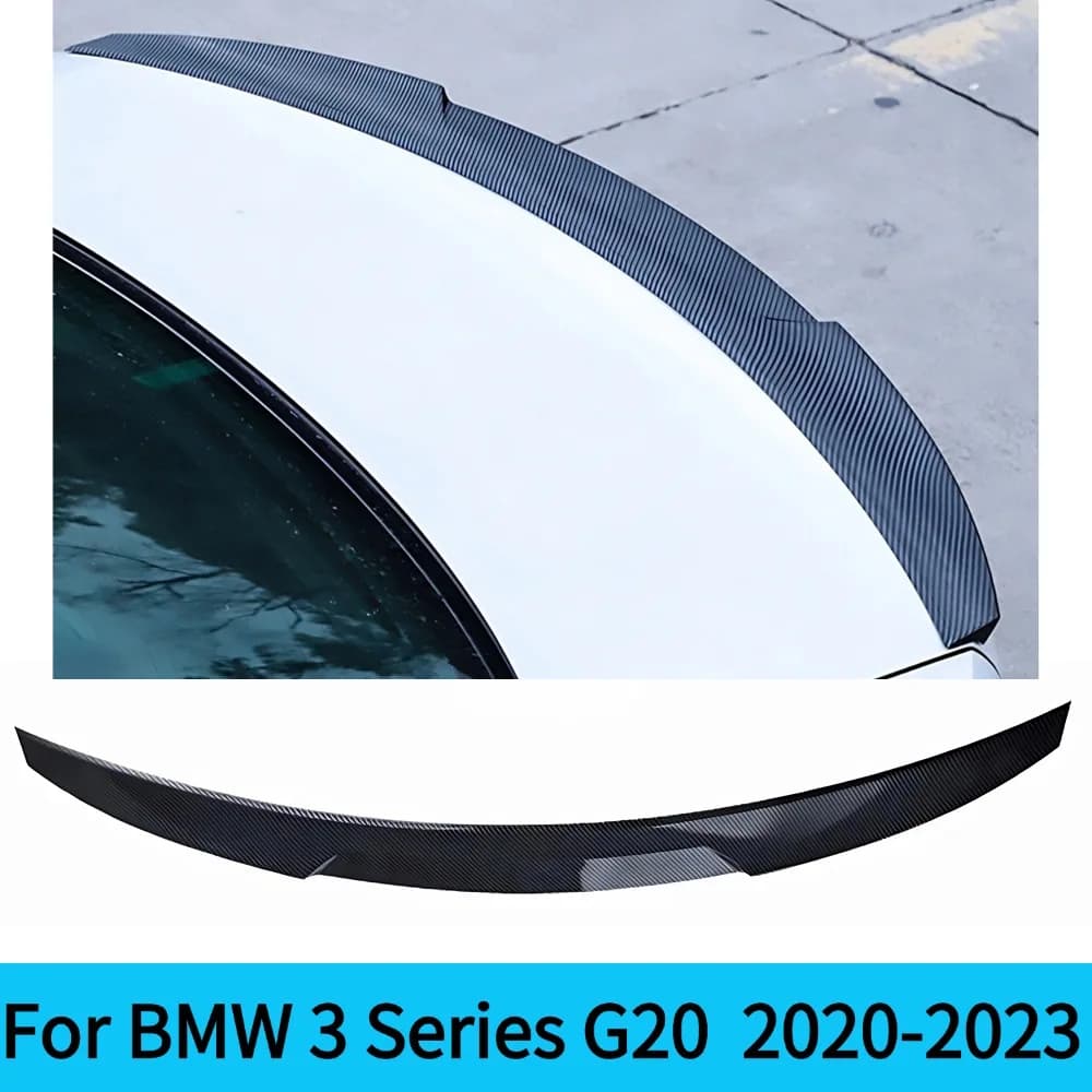 For BMW 3 Series G20 320i 325i 330i M3 Rear Trunk Lid Lip Spoiler Tail Wing Bodykit Decoration Accessories 2020-2023