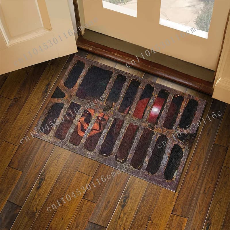 Halloween clown decorative carpet 3D visual three-dimensional floor mat entrance foot mat factory wholesale