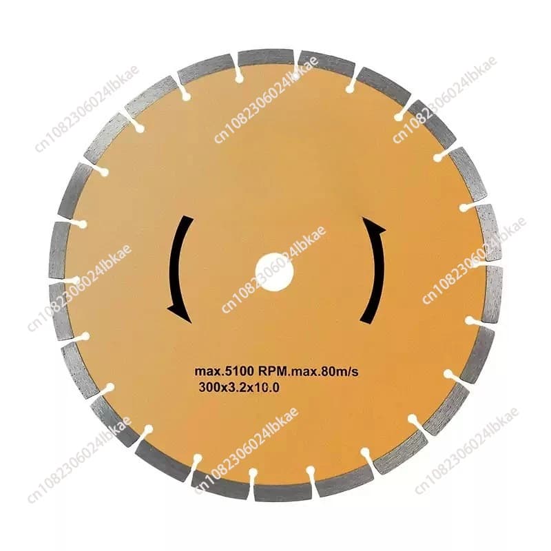 12-Inch 300MM Diamond Saw Blade Marble Chip Granite Cement Slotting Road Stone Concrete Cutting Piece