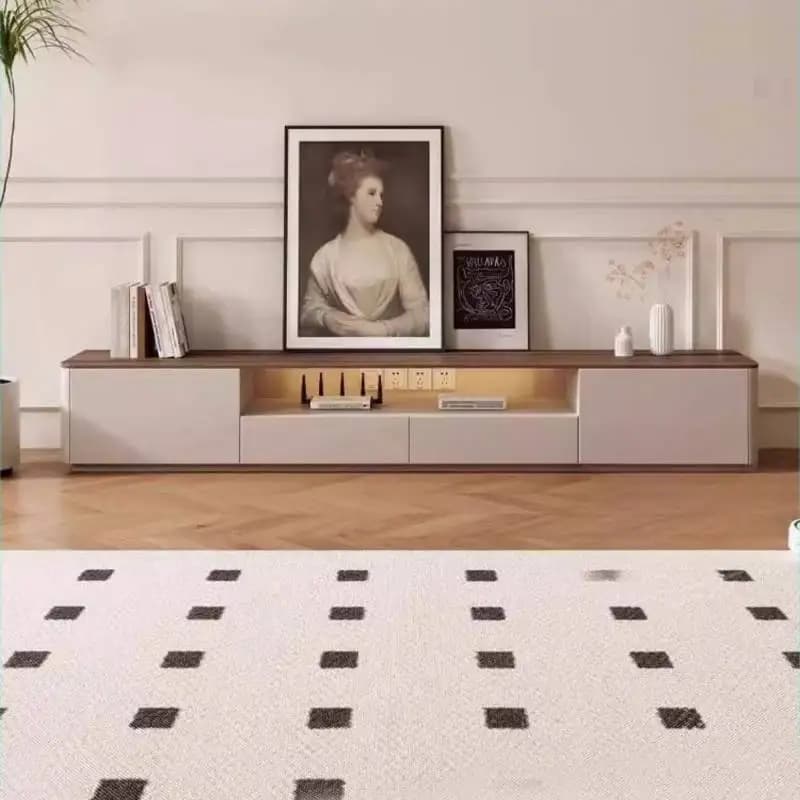 Universal Frame Tv Cabinet Decoration Shelves Modern Nordic Tv Table Apartments Entertainment Hogar Muebles Room Furniture
