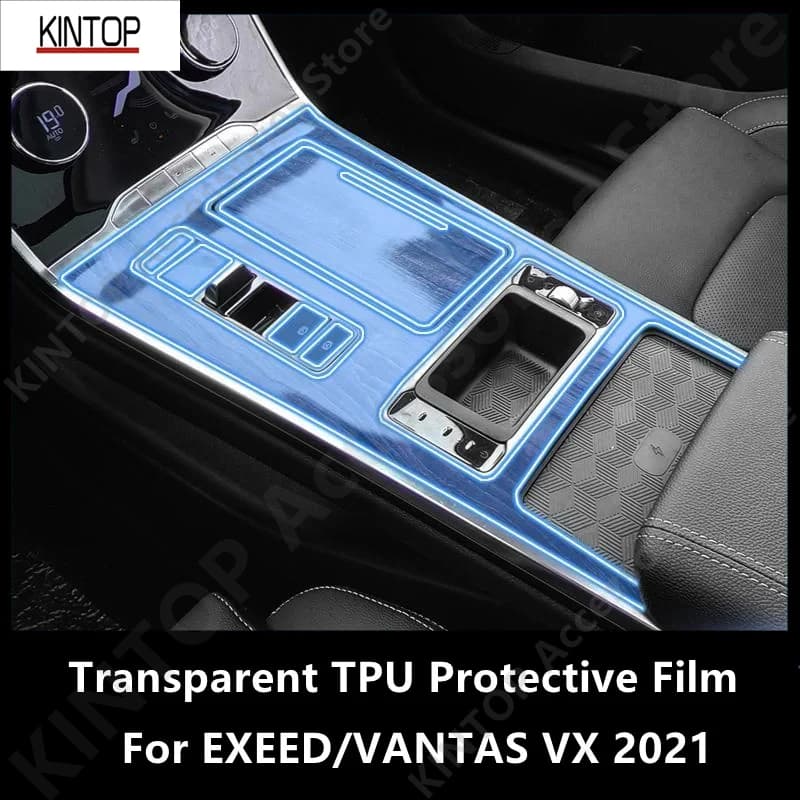 For EXEED/VANTAS VX 2021 Car Interior Center Console Transparent TPU Protective Film Anti-scratch Repair Film Accessorie Refit