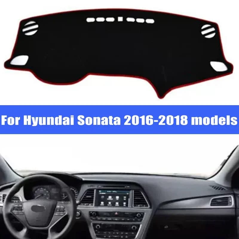 Car Dashboard Cover Sun Shade Mats Avoid Light Pads Instrument Panel Protective For Hyundai Sonata 2016-2018 Models