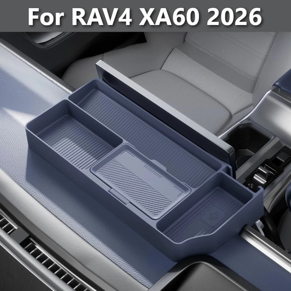 For Toyota RAV4 XA60 2026 Behind Screen Dashboard Tray Center Console Organizer Tray Anti-Slip Durable Interior Accessories