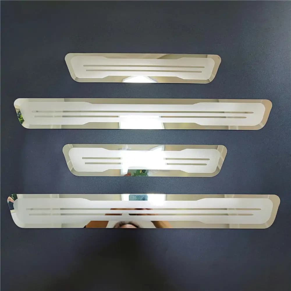 Car Door Sill Scuff Plate Cover Trim For Renault KAPTUR CAPTUR 2013-2022 2023 Stainless Welcome Kick Pedal Protector Accessories