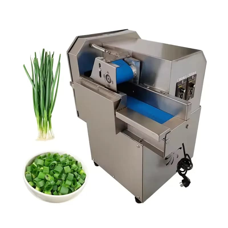 Commercial Kitchen Electric Vegetable Slicer Fruit Radish Potato Cutter Engine Includes Parsley Green Onion Pepper Onion Cutter