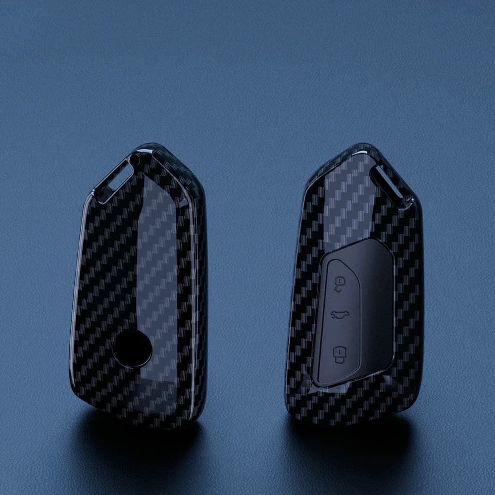 ABS Car Key Case Cover For VW Volkswagen Golf 8 MK8 ID.3 ID.4 Cupra Skoda Octavia A8 SEAT Leon MK4 2020 2021 Formentor Tarraco