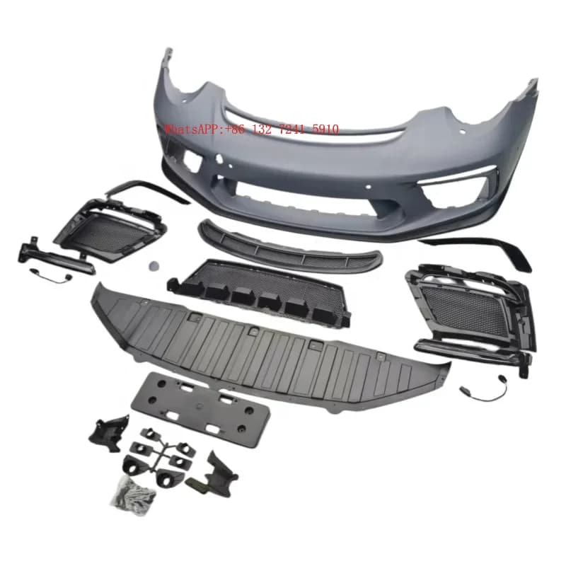 Style PP Plastic Front Bumper Fog Light Body Kit
