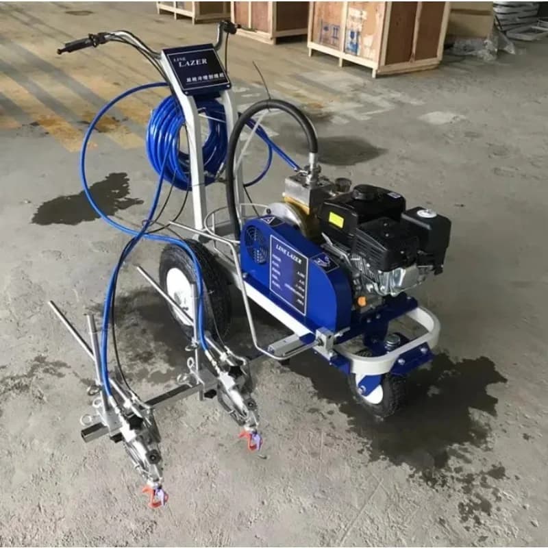 Hand Push Cold Spray Road Marking Machine - Factory Price Spray Applicator for Road Markings