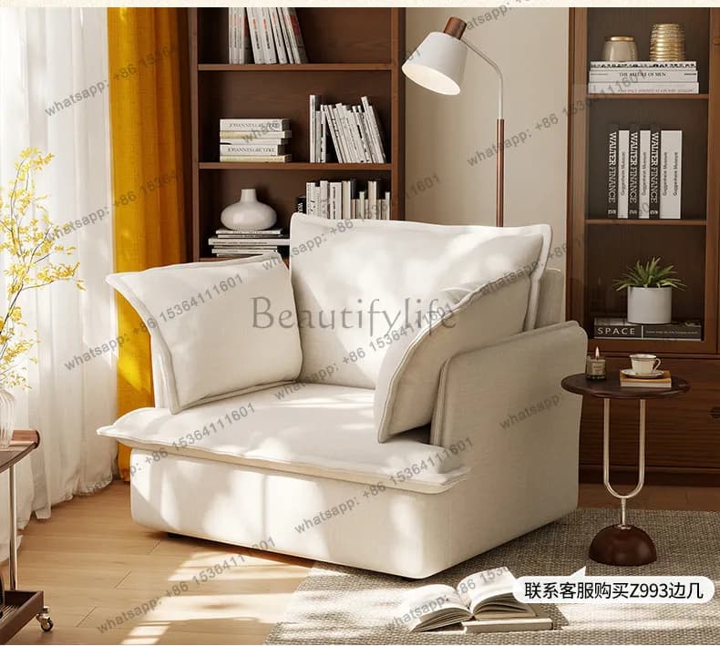 French vintage cream-style home lounge lounge sofa chair