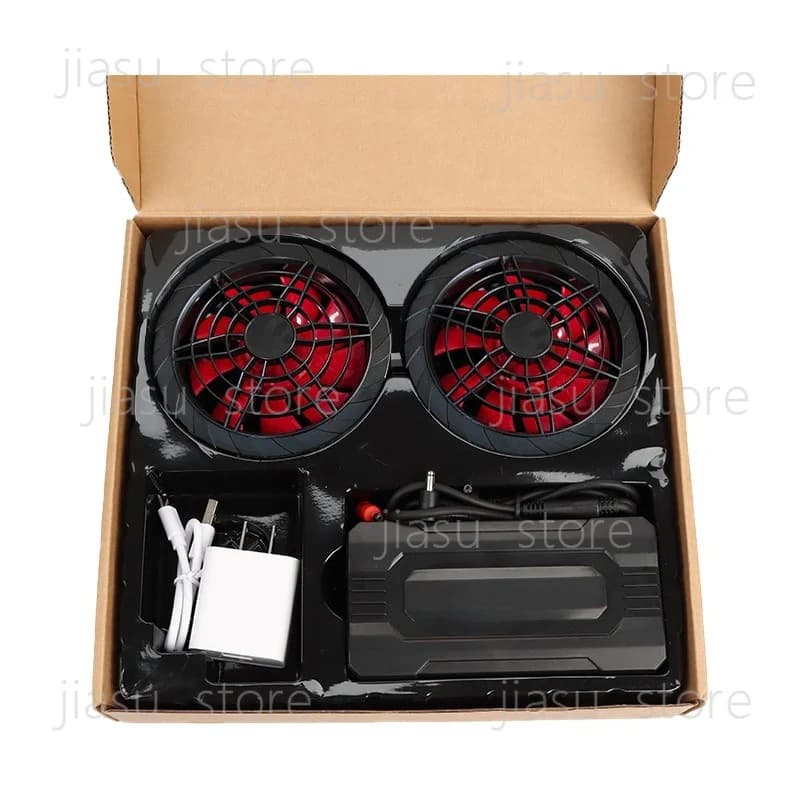 Cooling Air Conditioner Clothing 12V with Fan Power Supply Accessories with Fan Clothes Fan WorkBattery Full Set of Accessories