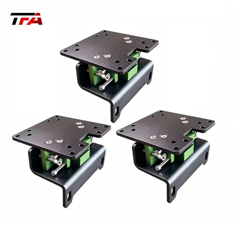 Custom 6063 Series Aluminum Adjustable VESA Mount Bracket Compatible Single Triple Stands Racing Simulator