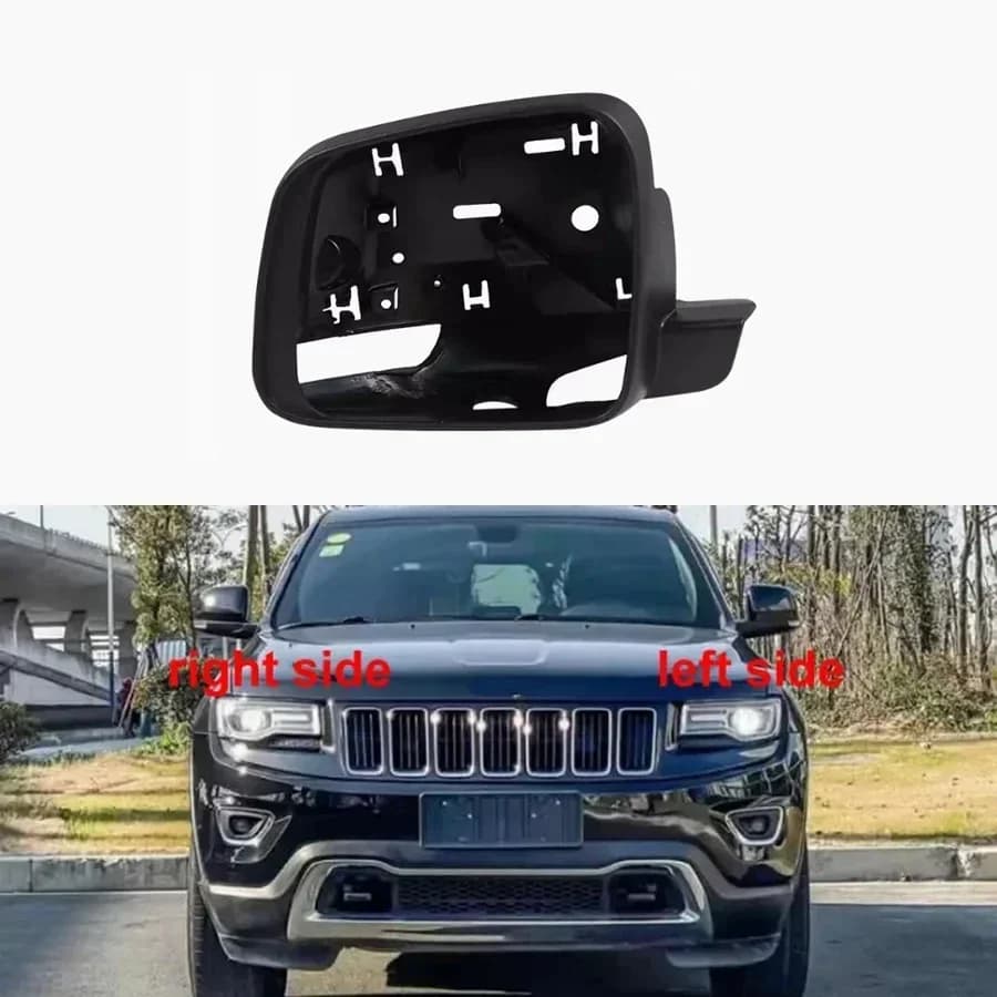 For Jeep Grand Cherokee 2014-2021 Car Accessories Outer Rearview Mirror Frame Side Rear View Mirrors Cover Lid Shell