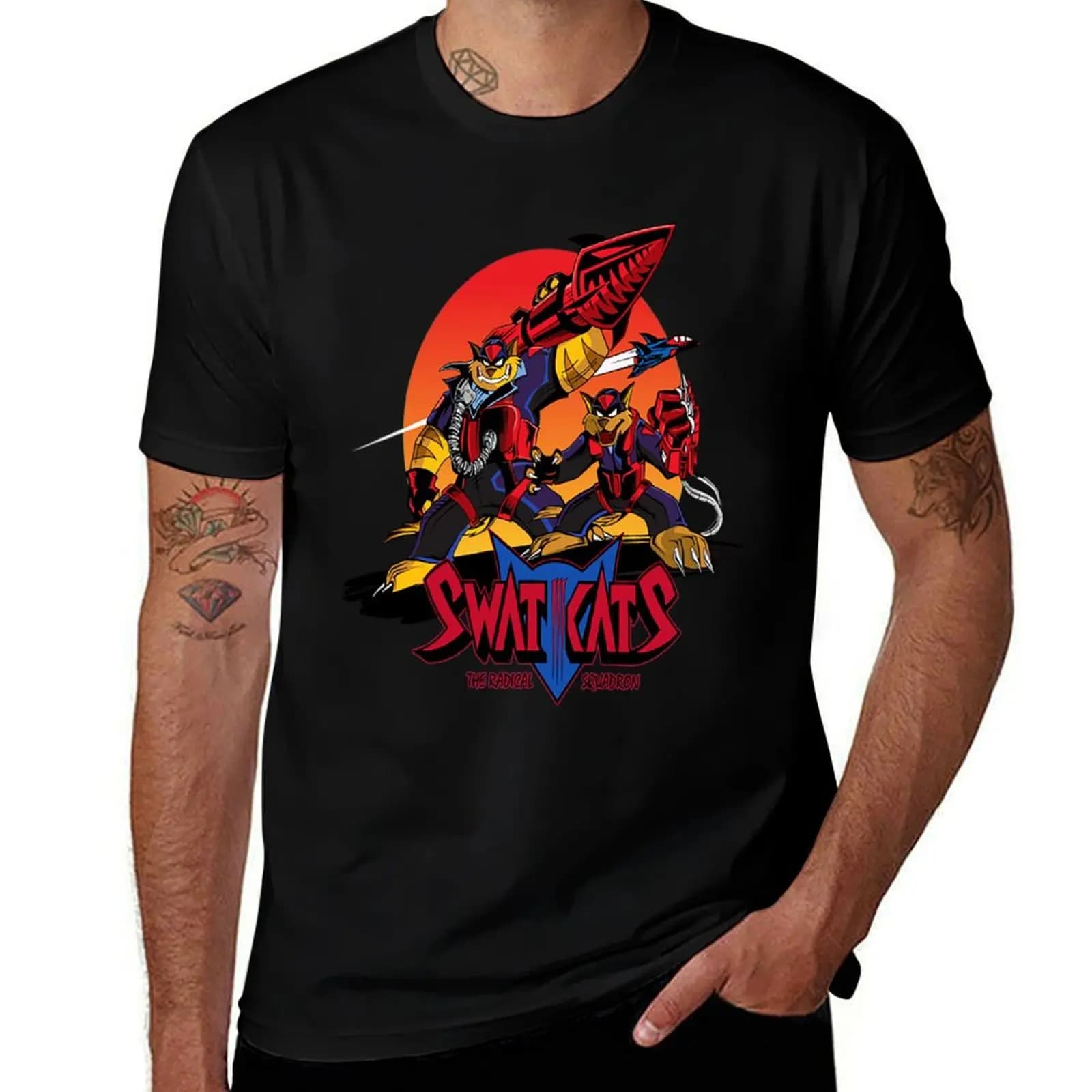 Swat Kats T-Shirt Work Outdoor Short Sleeve Tee T-Shirt