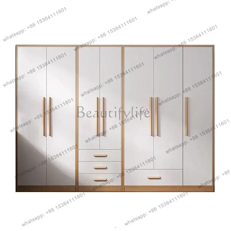 PG Hanging Storage Wardrobe Multifunction Luxury Bedroom Organizer Wardrobe Wooden Portable Rangement Chambre Home Furniture