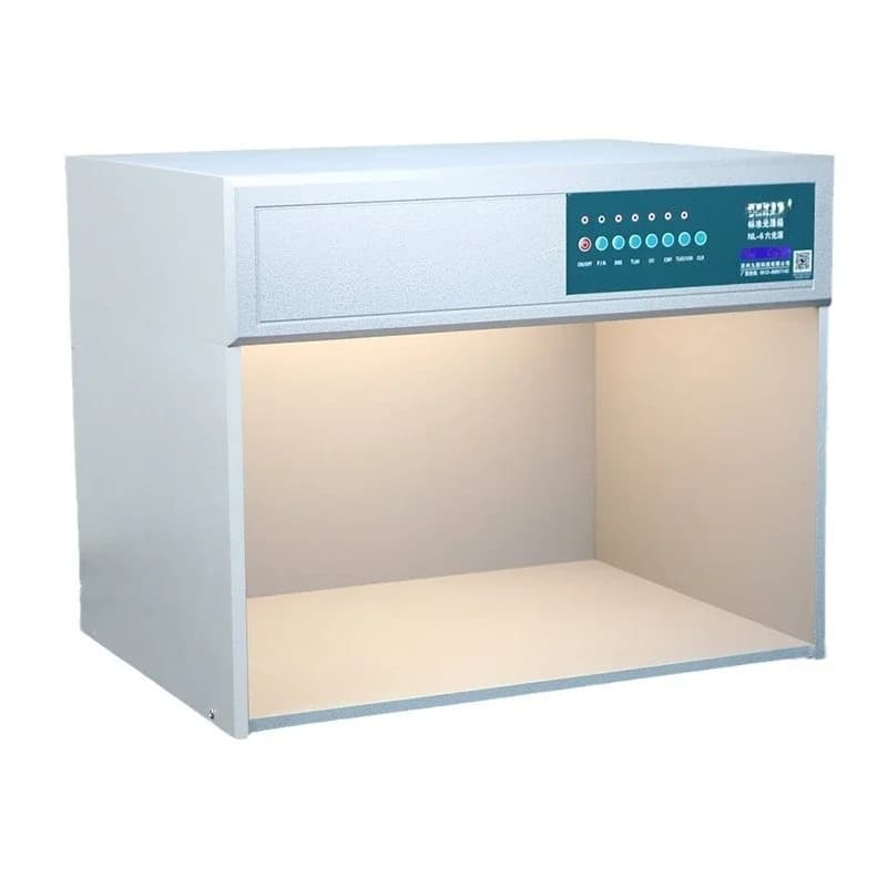 Wood metal box, color light box, textile printing plastic standard light source , six-color colorimetric