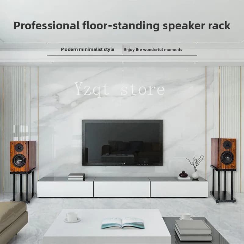 Bookshelf box audio bracket, speaker bookshelf box base, universal audio floor rack, shockproof and decompression heightening