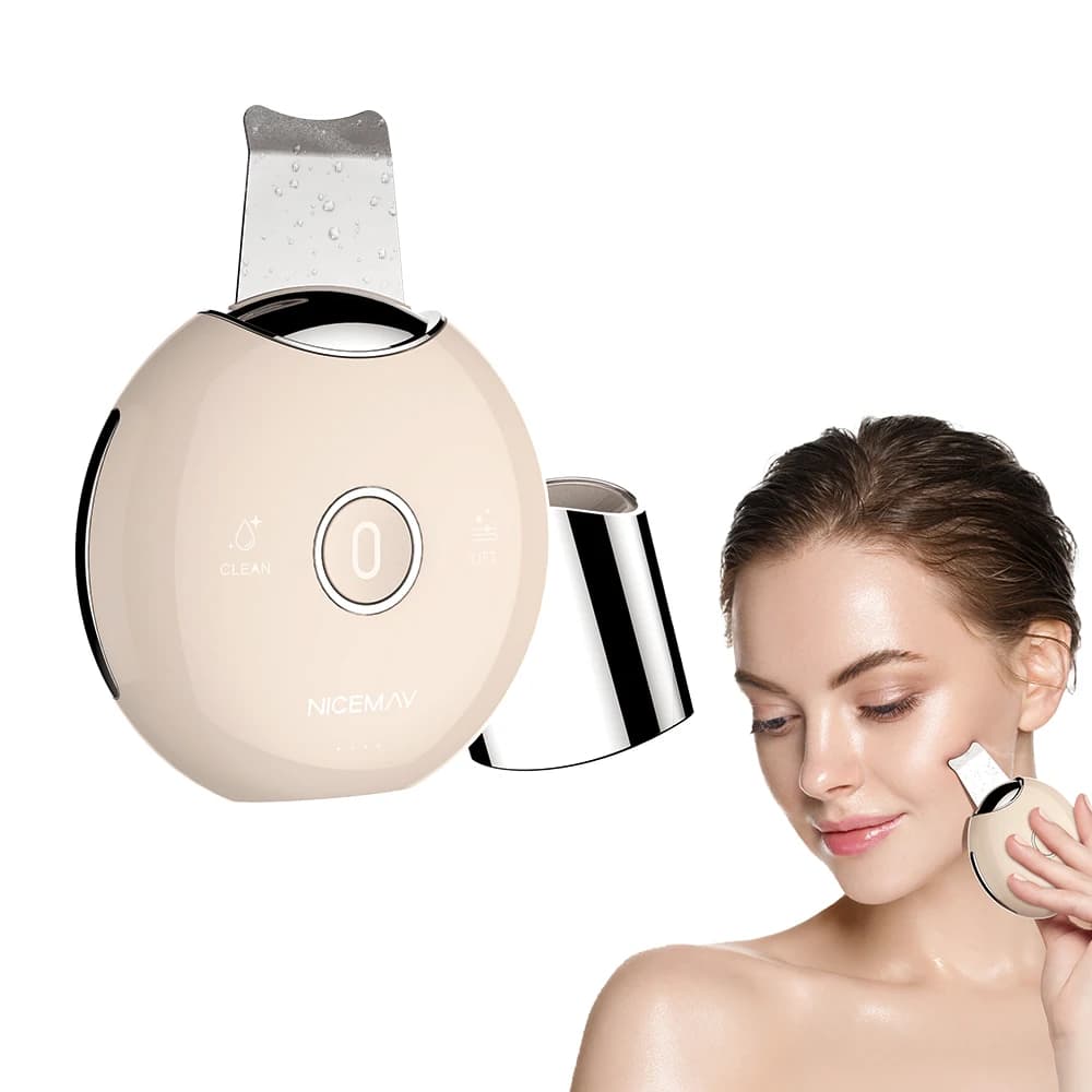 Professional 4-Mode ABS Skin Scrubber Facial Cleanser Eye Area Blackhead Pore Extractor Tool