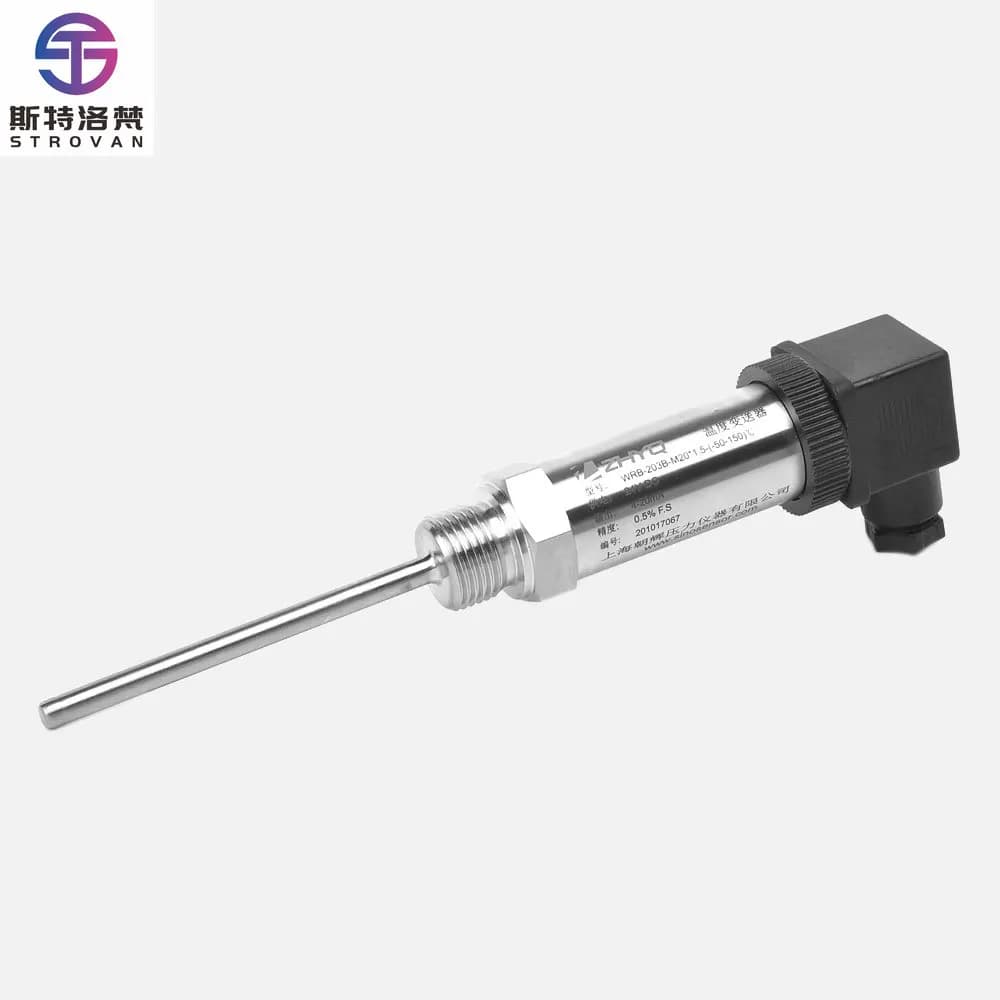 IP65 Industrial RTD 4-20mA PT100 Temperature Transmitter  SS316L Material -50 to +600