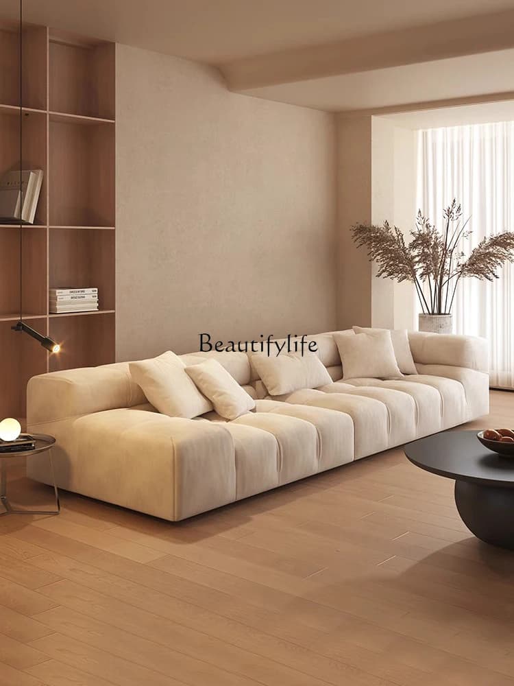 04Italian minimalist sofa home silent wind puff sofa