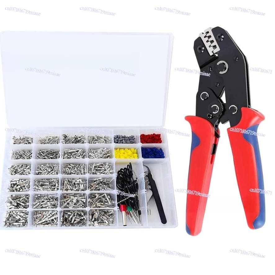 1642PCS Boxed Copper Male Female Connector Automotive Connector Pin Crimp Terminal 1-3.5 mm