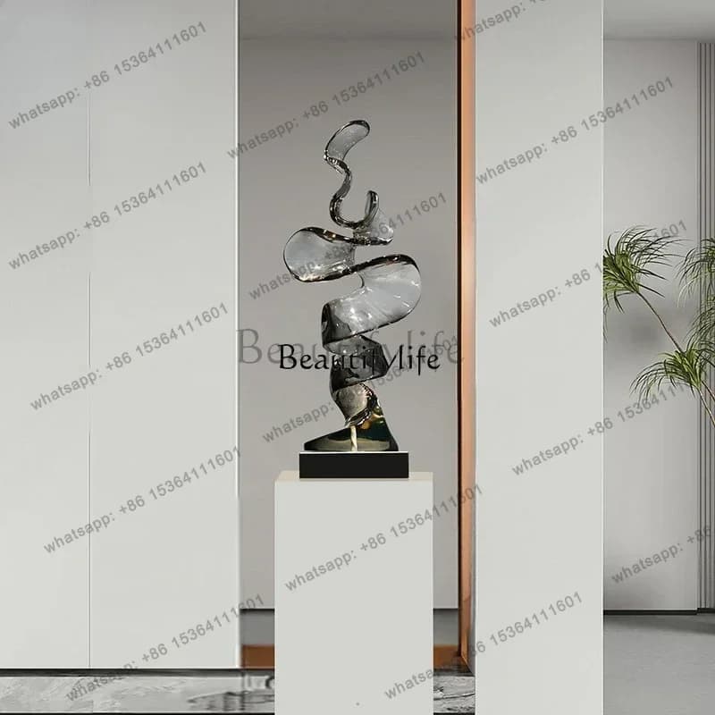 Factory Direct  Living Room Imitation Glass Crystal Transparent Abstract Sculpture Ornament