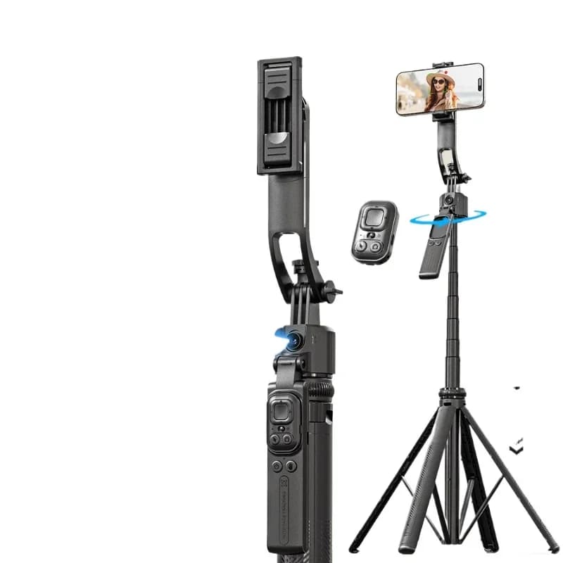 Mobile phone selfie stick C17 intelligent AI follow-up retractable gimbal automatic camera artifact