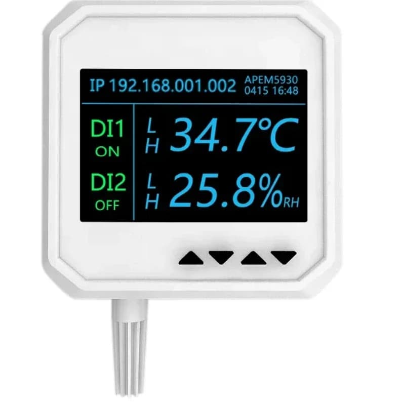 Server room mini network temperature and humidity monitoring sensor