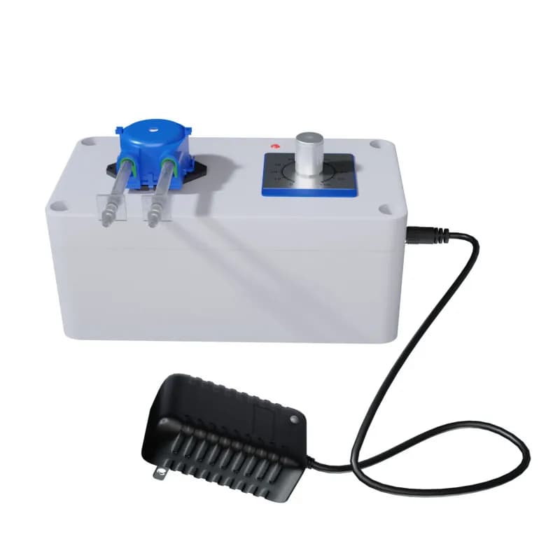 Food Grade Silicone Tube Peristaltic Pump Small Lab Dosing Adjustable Home Constant Flow