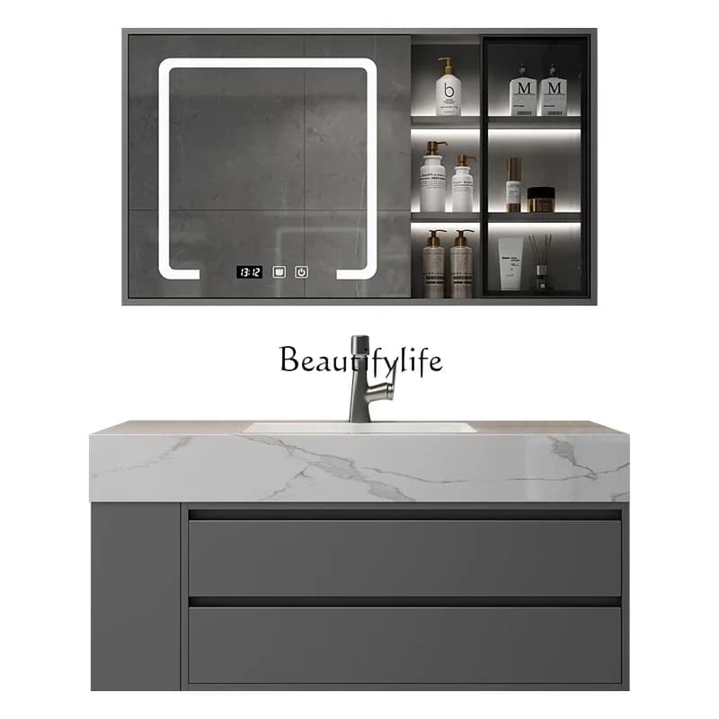 LJYBathroom Cabinet Integrated Basin Combination Toilet Hand Wash Face Wash Table