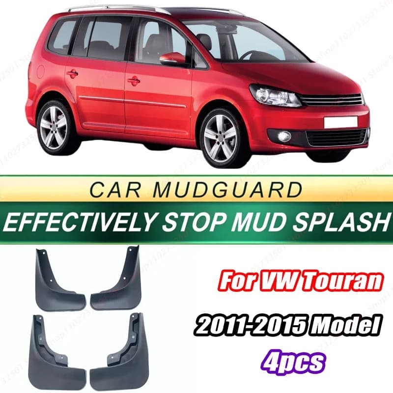 For VW Touran 2011-2015 Model 4PCS Front Rear Mud Flaps Splash Guards Fender Mudguards Auto Accessories