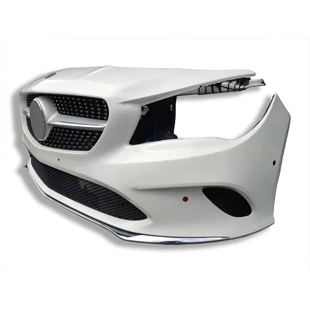 For CLA W117 High-quality Car Bumper, Radiator Grille Grill, Parking Sensor Diffuser, Absorber and Complete Bumper