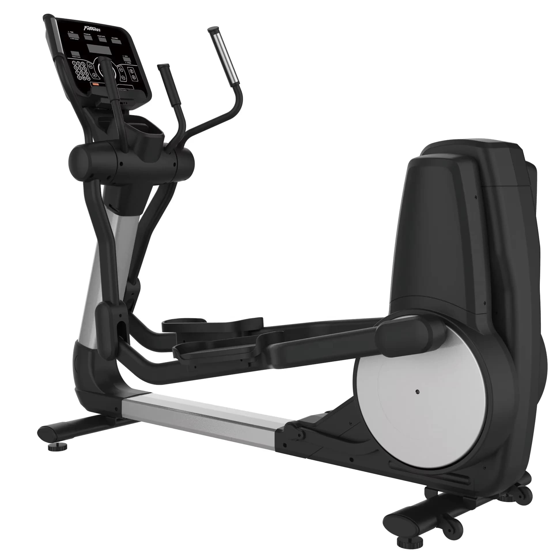 &c Commercial Electric Elliptical Cross Trainer Machine Adjustable Incline and Resistance Levels for Health Clubs