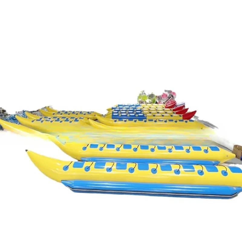 Inflatable water banana boat, thickened sea bike