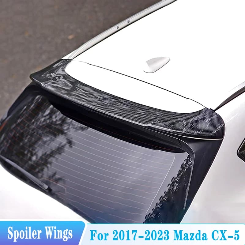 For 2017-2023 Mazda CX-5 CX 5 Trunk Spoiler Rear Window Roof Spoiler Wings ABS Material Car Exterior Tuning Trim Kit Accessories