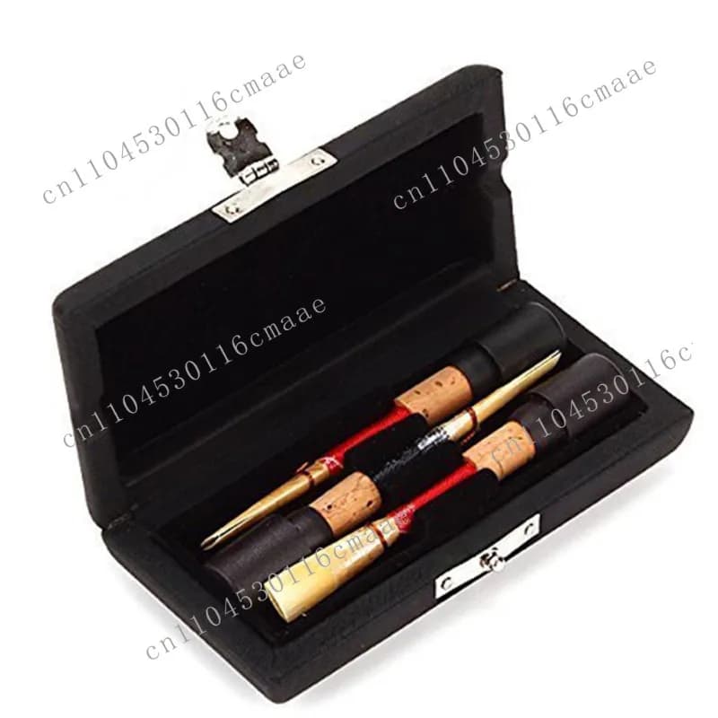 Oboe Reed Box 3 Pack Black Oboe Reed Box Hard Box Wooden Instrument Accessories